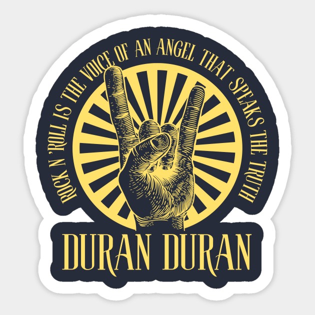 Duran Duran Sticker by aliencok